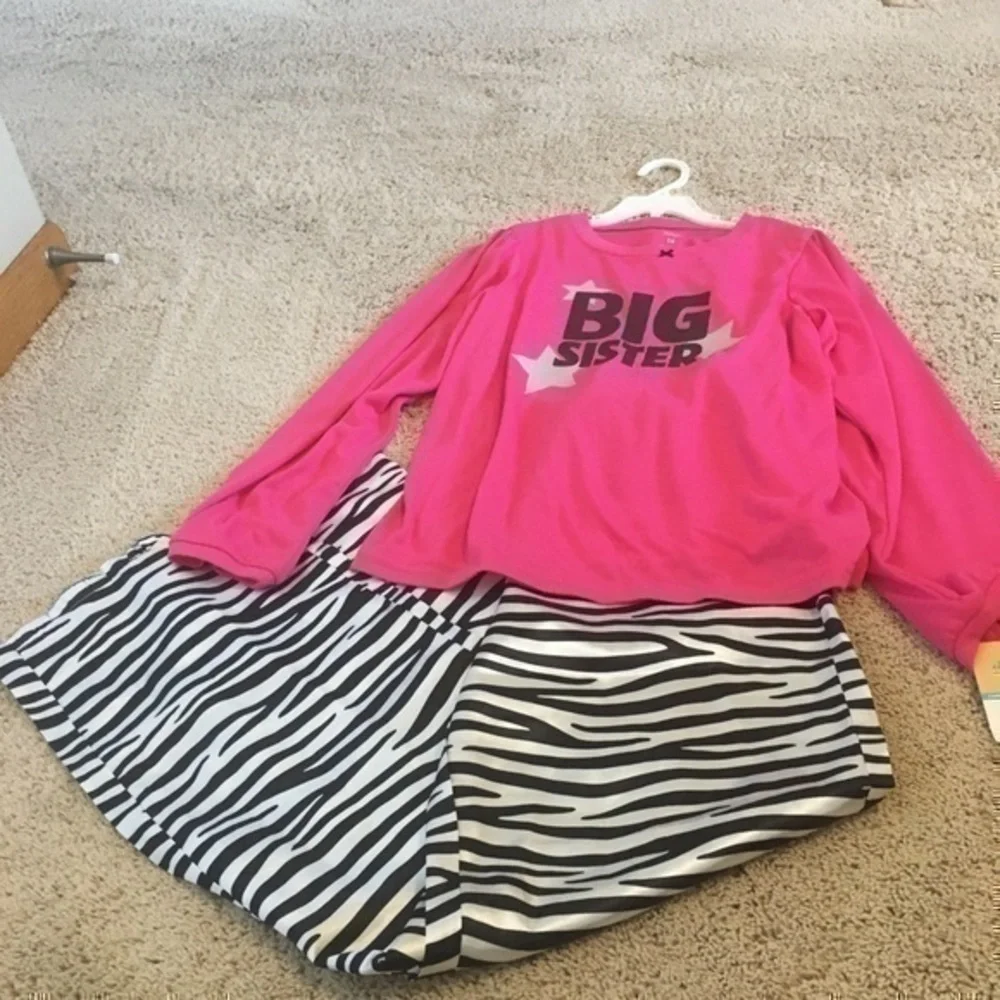 Carter’s Girls size 14 big sister pajamas